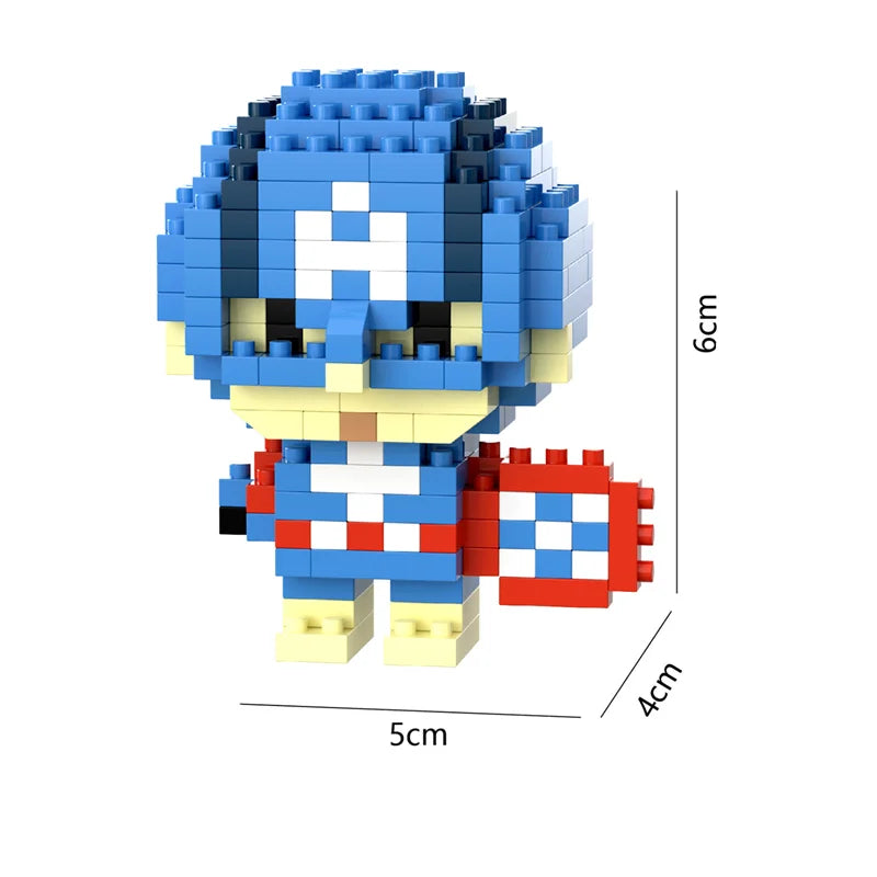 Mini Blocos Cartoon – Modelos de Ação e anime para Montar