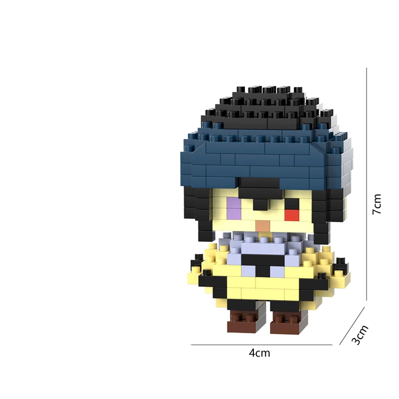 Mini Blocos Cartoon – Modelos de Ação e anime para Montar
