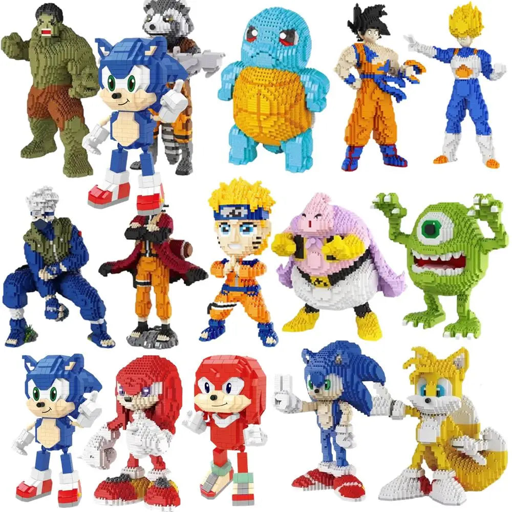 Mini Blocos Geek – Filmes, Jogos e Animes