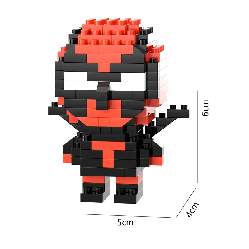Mini Blocos Cartoon – Modelos de Ação e anime para Montar