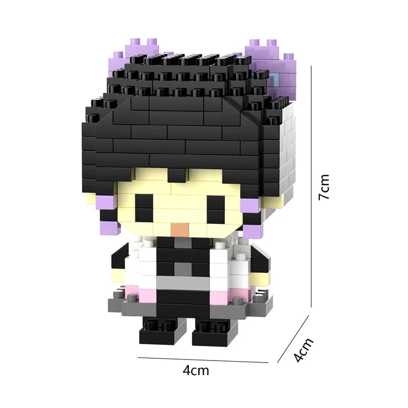 Mini Blocos Cartoon – Modelos de Ação e anime para Montar