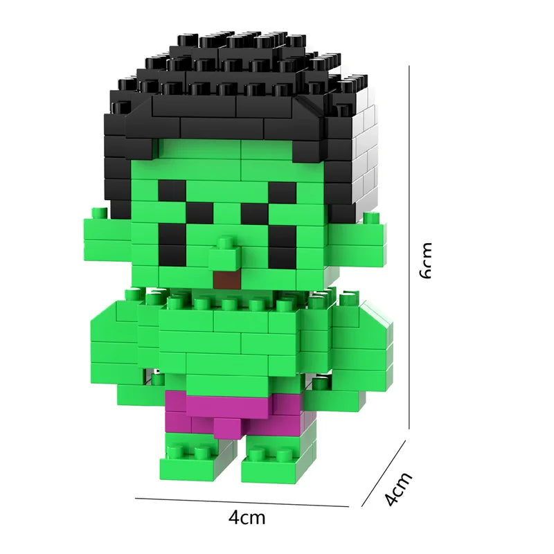 Mini Blocos Cartoon – Modelos de Ação e anime para Montar