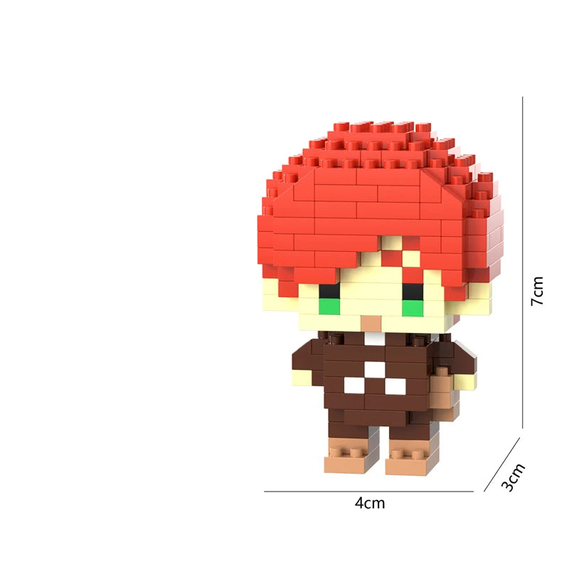 Mini Blocos Cartoon – Modelos de Ação e anime para Montar
