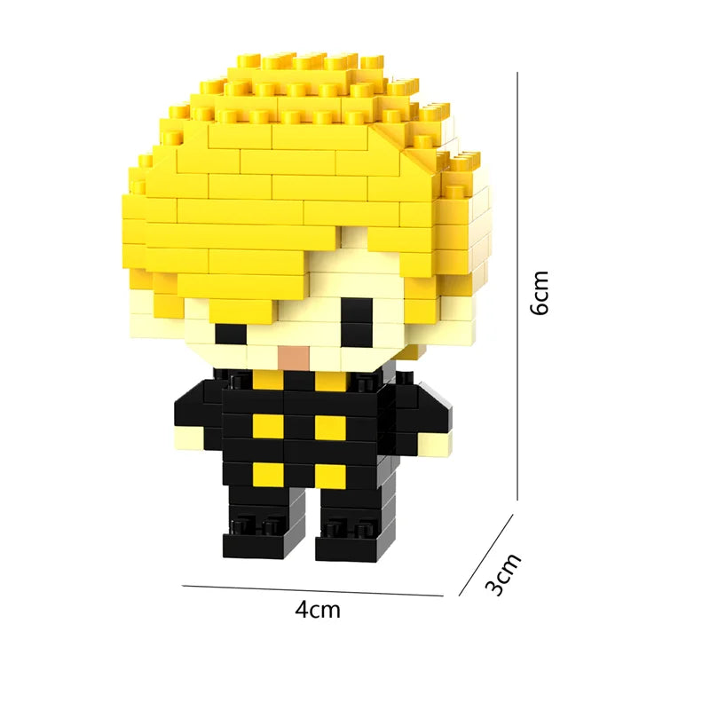 Mini Blocos Cartoon – Modelos de Ação e anime para Montar