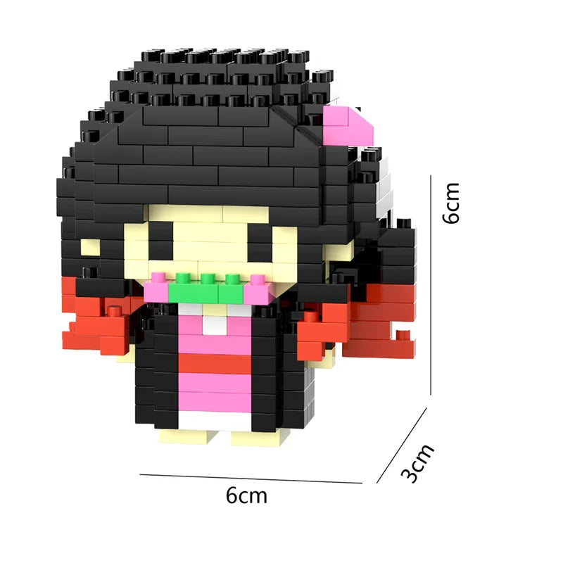 Mini Blocos Cartoon – Modelos de Ação e anime para Montar