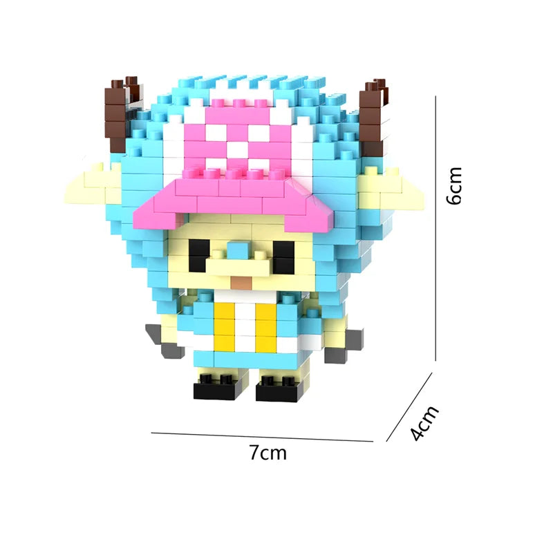 Mini Blocos Cartoon – Modelos de Ação e anime para Montar