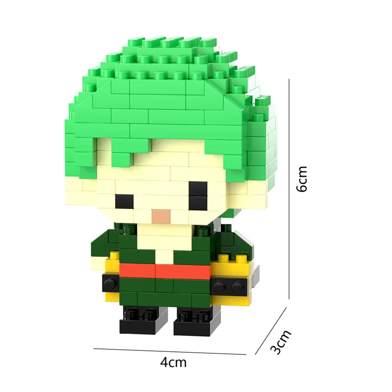 Mini Blocos Cartoon – Modelos de Ação e anime para Montar
