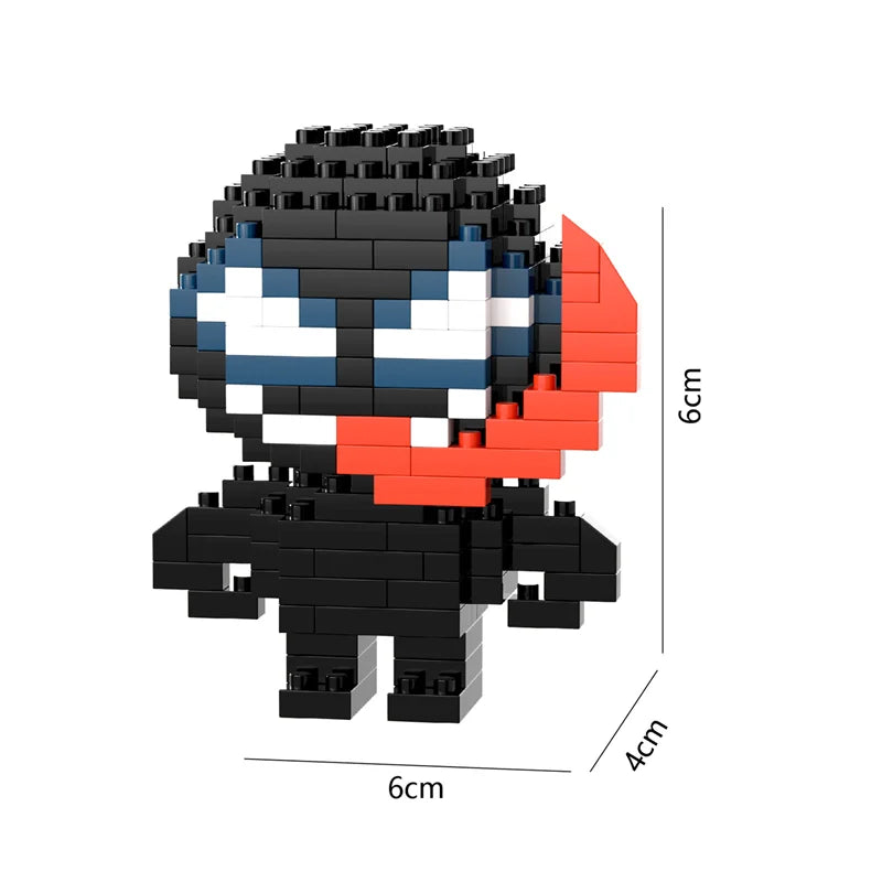 Mini Blocos Cartoon – Modelos de Ação e anime para Montar