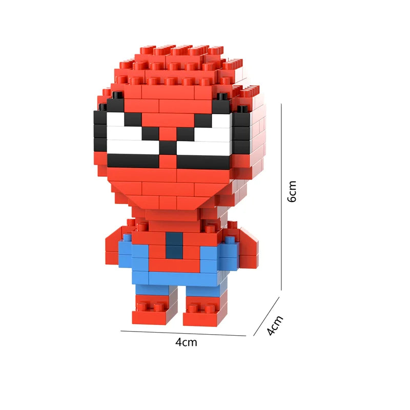 Mini Blocos Cartoon – Modelos de Ação e anime para Montar