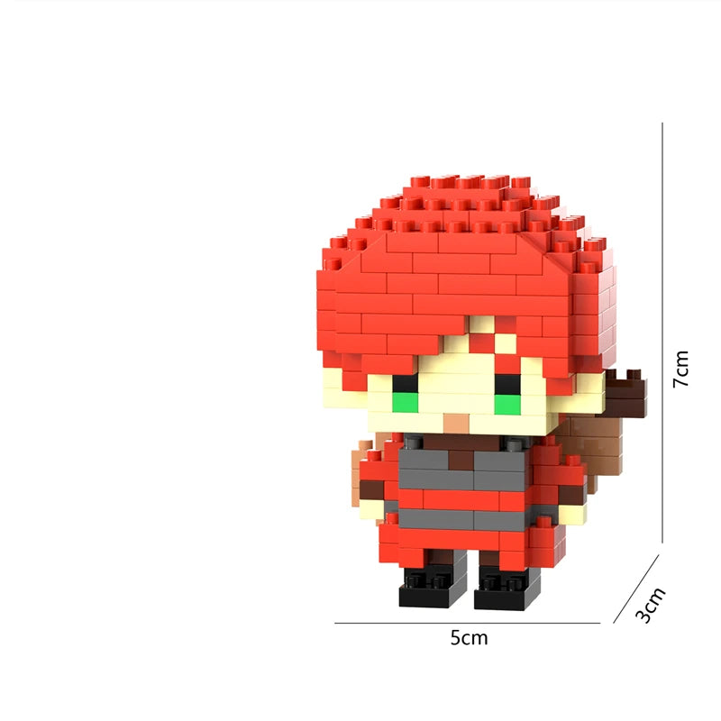 Mini Blocos Cartoon – Modelos de Ação e anime para Montar