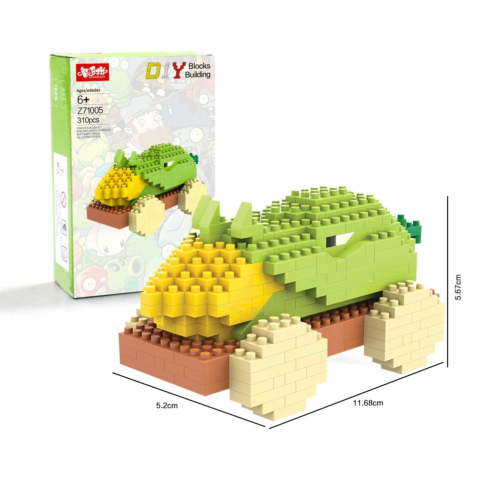Coleção 28 Estilos – Mini Blocos de Plantas vs Zumbies