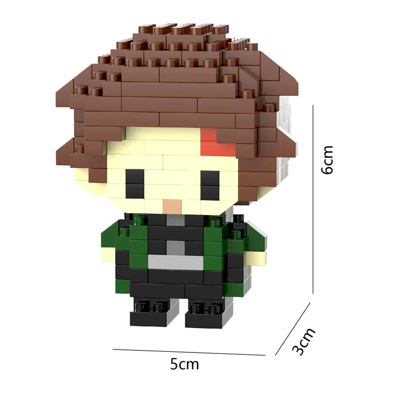 Mini Blocos Cartoon – Modelos de Ação e anime para Montar