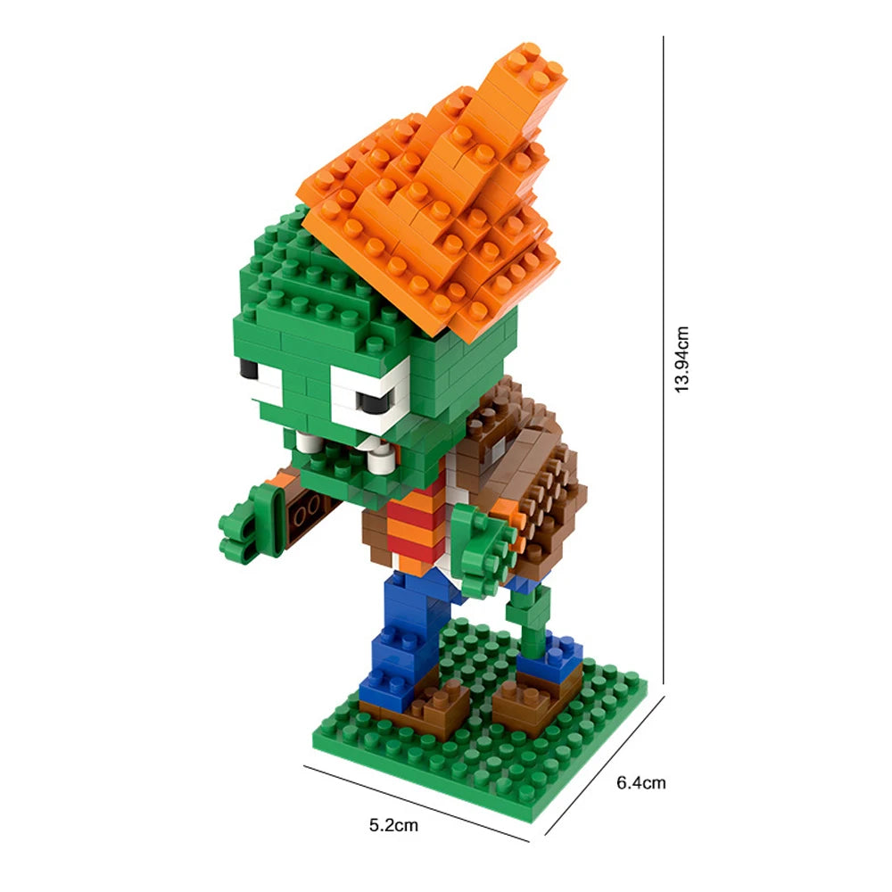 Coleção 28 Estilos – Mini Blocos de Plantas vs Zumbies