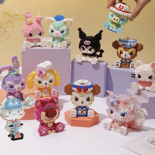 Disney – Stitch, LinaBell e StellaLou – Mini Blocos