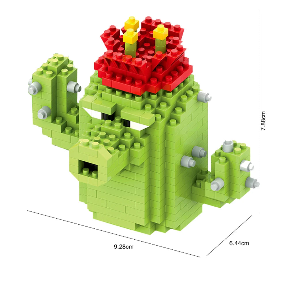 Coleção 28 Estilos – Mini Blocos de Plantas vs Zumbies