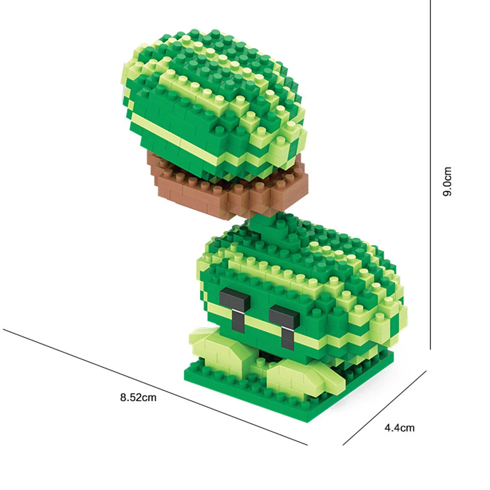Coleção 28 Estilos – Mini Blocos de Plantas vs Zumbies