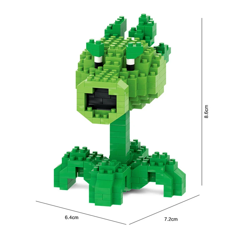 Coleção 28 Estilos – Mini Blocos de Plantas vs Zumbies