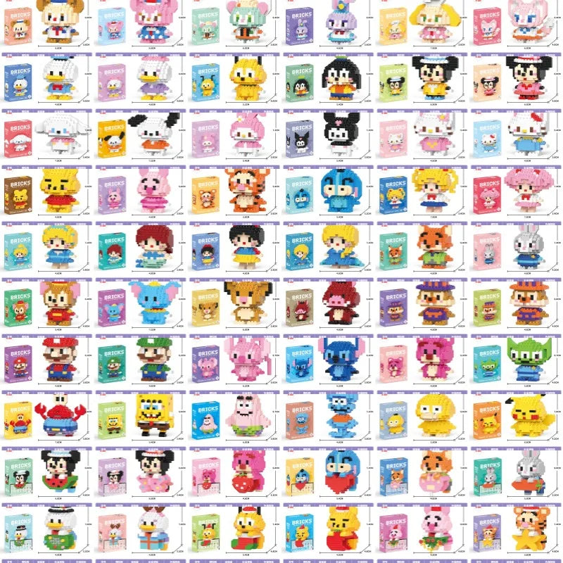 Disney – Stitch, LinaBell e StellaLou – Mini Blocos