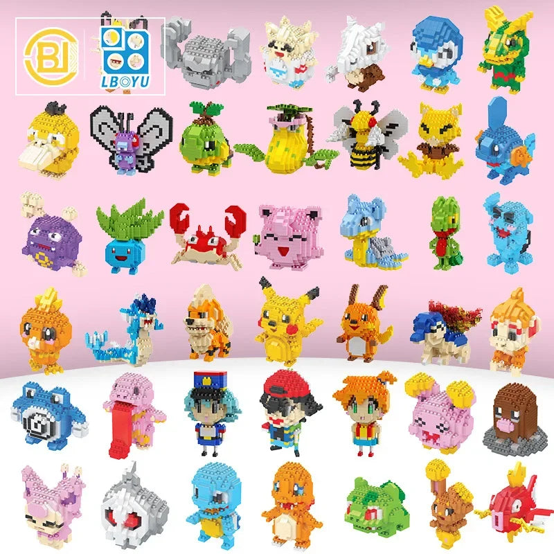 Pokémon – Mini Blocos para Montar (DIY)