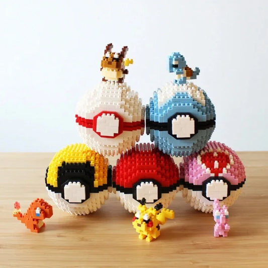 Pokémon – Pikachu na Pokébola – Mini Blocos de Montar